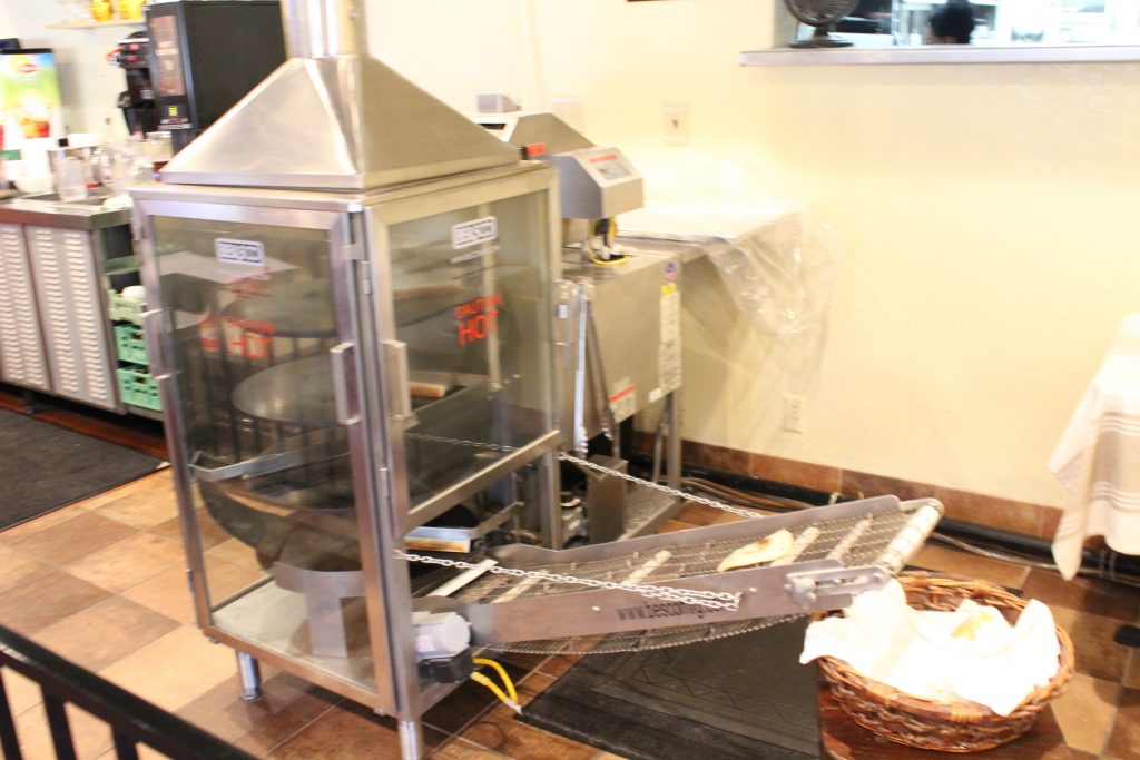 A look into the kitchen at Casa Lupe